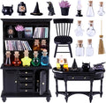 Celltestria 56 Pcs Halloween Miniatures Decorations 1:12 Scale Magic House by Unknown