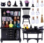 Celltestria 56 Pcs Halloween Miniatures Decorations 1:12 Scale Magic House by Unknown