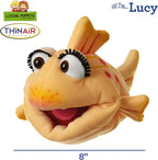 Playful Minds - Living Puppets Lucy Fish Hand Puppet, 8 Inch Soft Plush Sea - Image 2