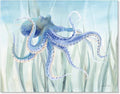 Ocean Wall Decor Under The Sea Blue Octopus by JAPOART