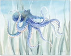 Ocean Wall Decor Under The Sea Blue Octopus by JAPOART