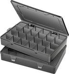 Gbivbe Large 24 Grids Plastic Organizer Box Adjustable Dividers, Art DIY Crafts by Gbivbe