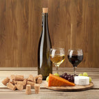 Wine Corks, Natural Soft Wood Wine Bottle Corks, Leakproof Tapered Corks - Image 7
