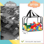 6 Packs Widen X-Large Toy Storage Bags 12.6×9.25×6.9In - Image 5