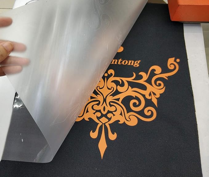 guangyintong Heat Transfer Vinyl Orange HTV Rolls, Matte Surface PVC Material - Image 7