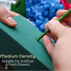 FLOFARE Pack of 6 Floral Foam Blocks Each Green Wet & Dry Flower Foam - Image 3