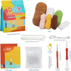 kgxulr Crochet Kit, Bell Orchid Beginners Crochet Kit, Crochet Flowers Kit | - Image 2
