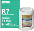 1 Pack 33 Stage Universal Shower Filter Replacement Cartridge - Hard Water Purifier Removes Chlorine, Heavy Metals, Iron, Sediments - High Output Water Softener for Skin & Hair