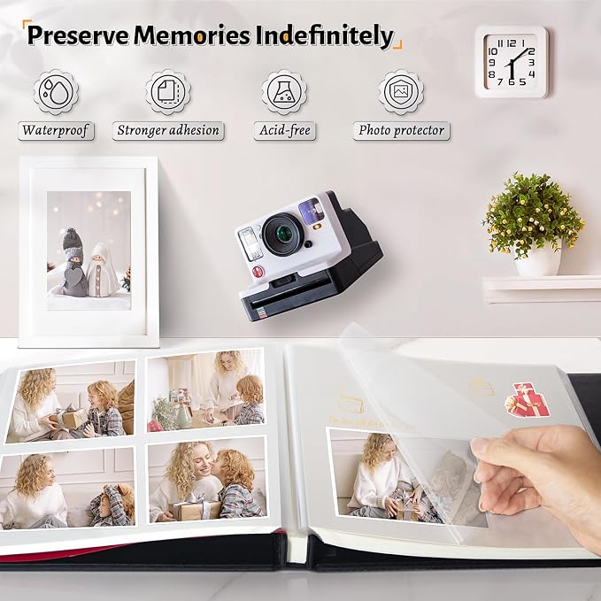 Artfeel Photo Album Self Adhesive Scrapbook, Large Photo Book - Image 2