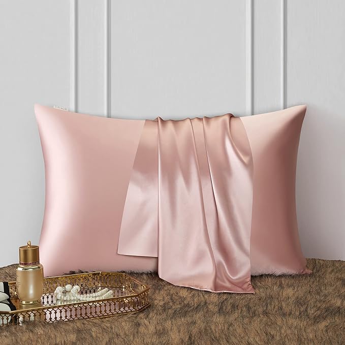 DISANGNI Silk Indulgence Set: Premium 22 Momme Mulberry Silk Pillowcase & Eye - Image 2