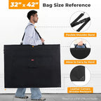 Nicpro Light Weight Art Portfolio Bag, 32 x 42 Extra Large Art Portfolio Case - Image 2