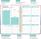 Undated Weekly Planner, Weekly To Do List Notebook - Image 2