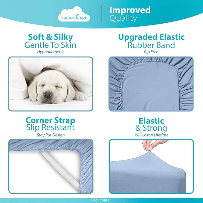 DREAMCARE Queen Fitted Sheet - Image 6