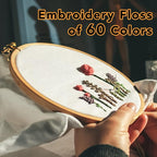 LOVIMAG Embroidery Thread Floss, 60p Colors, Sewing Kit | Friendship Bracelet - Image 5