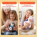 Avenir Sewing Kit for Kids Beginners My First Learn to Sew Craft, Plush Animal - Image 6