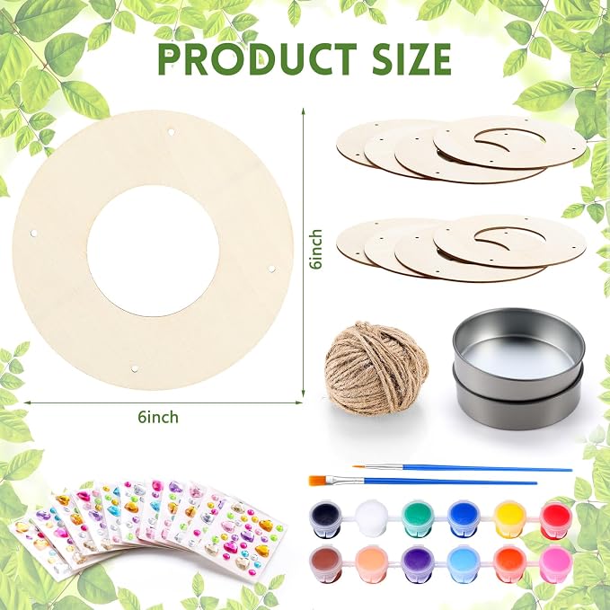 CroBlissful 12 Pack Bird Feeder Craft Kits - Image 2