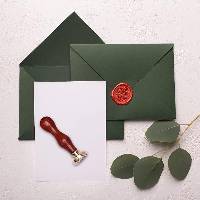 Sealing Wax Sticks 12P with Glue Gun, Luxiv 5.4" Sealing Waxs Stick 10MM Fire - Image 6