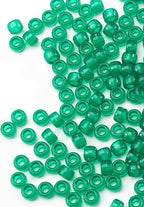 Gxueshan 1000 Pcs Acrylic Transparent Green Pony Beads 6x9mm Bulk - Image 5