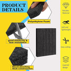 4Pack Customizable Polyethylene Foam Sheets 15.7"X 11.8"X1" Thick Foam Padding - Image 3