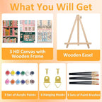 Mandun 3 Pack Paint by Numbers Kit - Image 4