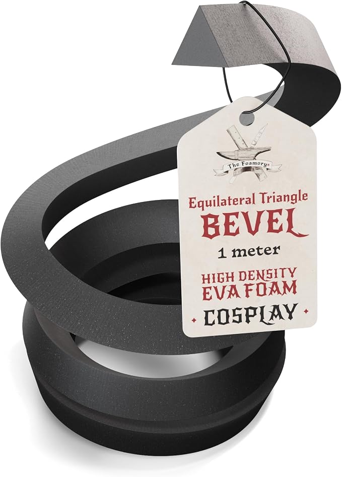 The Foamory's Instant Edge EVA Foam Pre Cut Equilateral Triangle Bevel. 5-30mm by TheFoamory