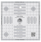 Creative Grids Turbo 4-Patch Template Quilt Ruler – CGRDH3 – Made in USA by CreativeGrids