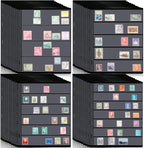 40 Sheets 80 Page Stamp Pages Collector Album Page 9 Hole Standard Stamp by Gersoniel