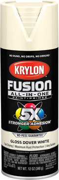 Krylon Fusion All-In-One Gloss Spray Paint & Primer, Dover White by Krylon%C2%AE
