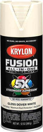 Krylon Fusion All-In-One Gloss Spray Paint & Primer, Dover White by Krylon%C2%AE