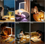 LED Portable Bright Rechargeable Desk Lamp, 4000mah Dimmable Touch Battery - Image 8