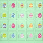 54Pcs Easter Egg Cutouts, Spring Classroom Bulletin Board Decorations, - Image 7