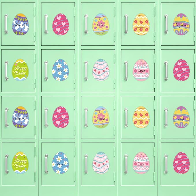 54Pcs Easter Egg Cutouts, Spring Classroom Bulletin Board Decorations, - Image 7