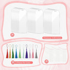 90Pcs Acrylic Bookmark Blanks Kit-30 Set Clear Acrylic Bookmarks 6" x 2" - Image 6