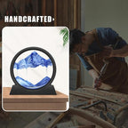 Wai Danie Moving Sand Art Picture 3D Hourglass Deep Sea Sandscape Liquid Motion - Image 8