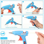 Zhengmy 12 Pieces Mini Hot Glue Gun Crafts Hot Melt Guns Fast Preheating and - Image 4
