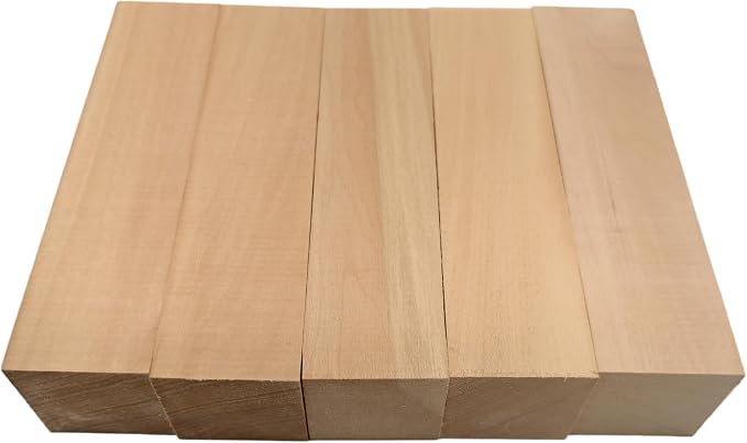 5PCS Basswood Carving Blocks, Whittling Wood Carving Kit, Unfinished Wooden - Image 4
