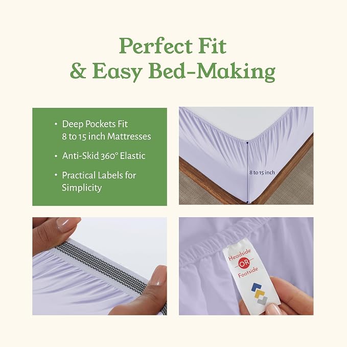 California Design Den Queen Size Bed Sheets - Image 5
