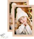 4x6 Picture Frame, OAK Wood Photo Frame by ATOBART
