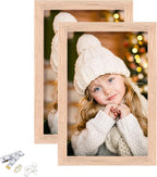 4x6 Picture Frame, OAK Wood Photo Frame by ATOBART