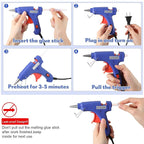 Nuenen 24 Pieces Glue Guns Bulk Mini Hot Melt Gun - Image 7