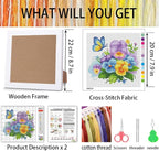 VIGEGU Flowers Cross Stitch Kits - Image 3