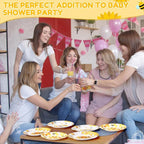 Funnymoom 60 Pcs 7 Inch Honey Bee Paper Plates Bee Happy Shower Tableware - Image 5