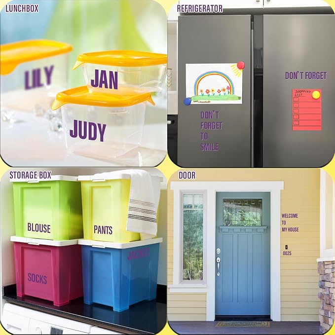 Letter Stickers, Mailbox Numbers, 2 Inch Waterproof Vinyl Alphabet | 2 Inch - Image 4
