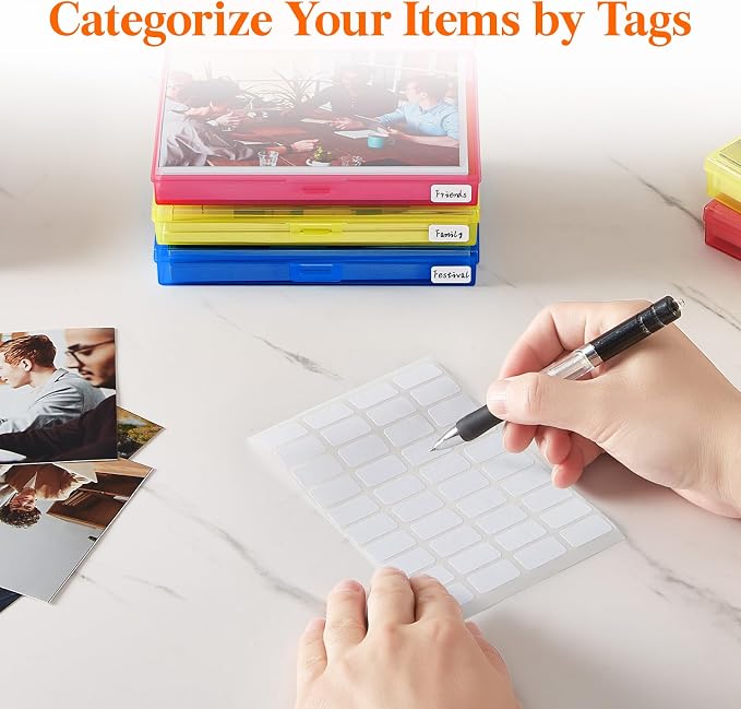 Lifewit 18 Pcs Photo Storage Box, Photo Albums 4x6 Pictures, Acid-Free - Image 7