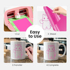 Likcut Glossy Pink Permanent Vinyl - Image 4