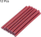 uxcell Mini Hot Glue Sticks for Glue Gun 11mm x 200mm Glitter Red 12pcs - Image 3