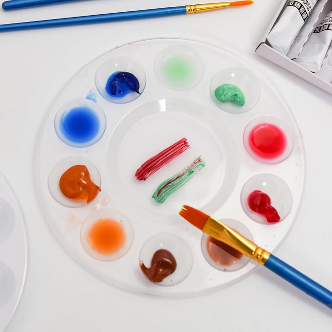 Hulameda 40pcs Clear Art Paint Tray Palette - Image 4