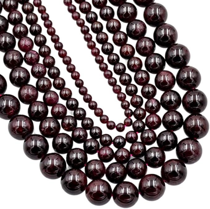 AD Beads Natural Gemstone Round Loose Beads 15" by ADBeads