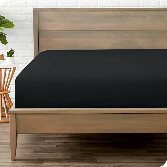 Bare Home Fitted Bottom Sheet Split Head Flex King Size by BareHome