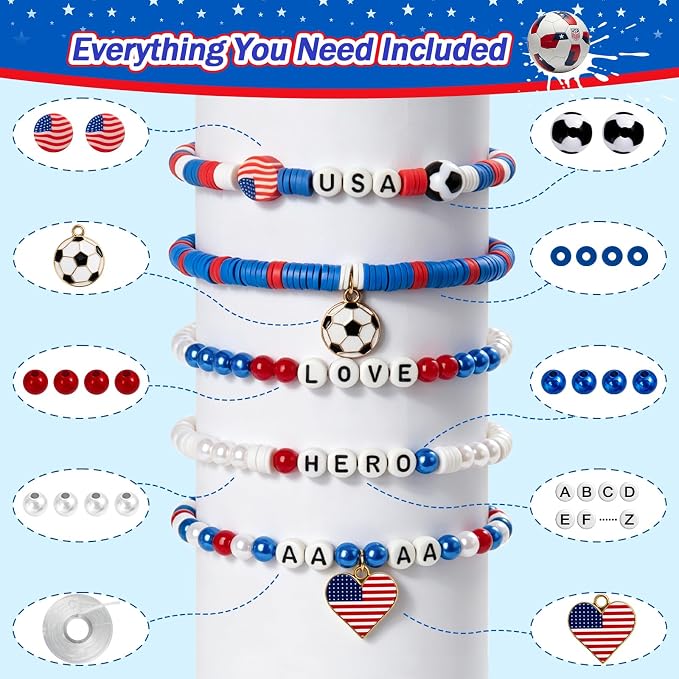 Goldwise Soccer Bracelet Making Kit - Image 5